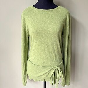 ⭐️ SALE $60 ⭐️ Meimeij Luxury Wool Cashmere Blend Wrap Open Back Sweater